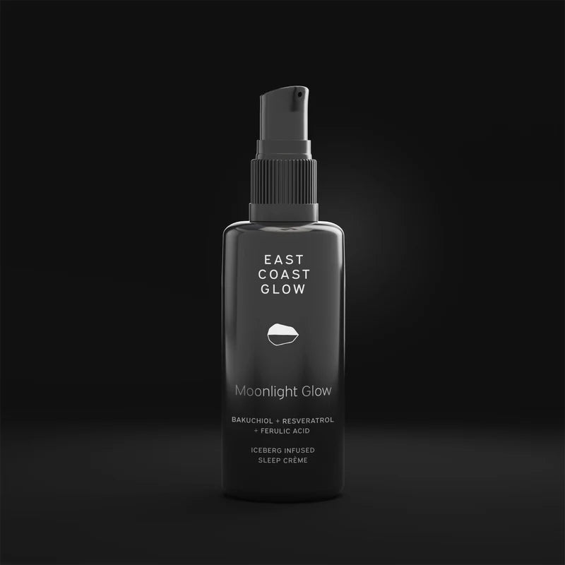 East Coast Glow Moonlight Glow Iceberg Infused Sleep Cream - Bakuchiol + Resveratrol + Ferulic Acid