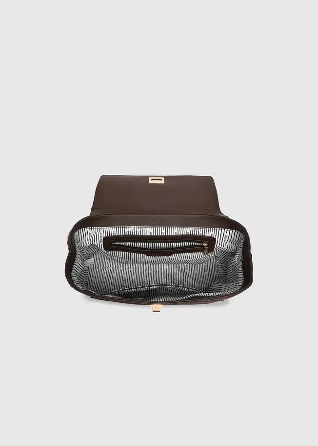 Louenhide Arden Suede Shoulder Bag - Chocolate