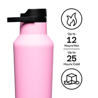 Corkcicle Sport Canteen - 20oz Sun-Soaked Pink