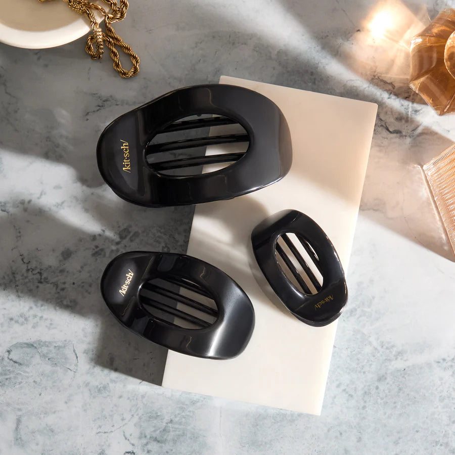 Kitsch Black Flat Cloud Clip - Medium