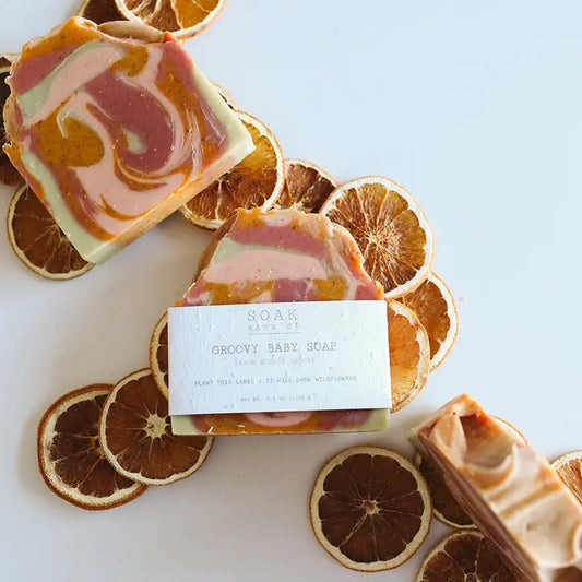 SOAK Bath Co Groovy Baby Soap Bar
