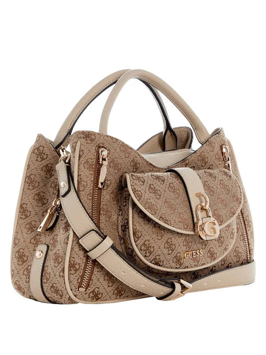 Guess Jessa Girlfriend Satchel - Latte