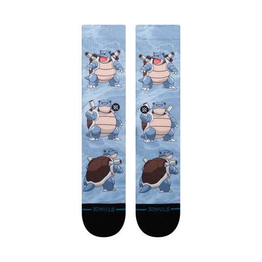 Stance Pokémon Blastoise Crew Socks - Blue