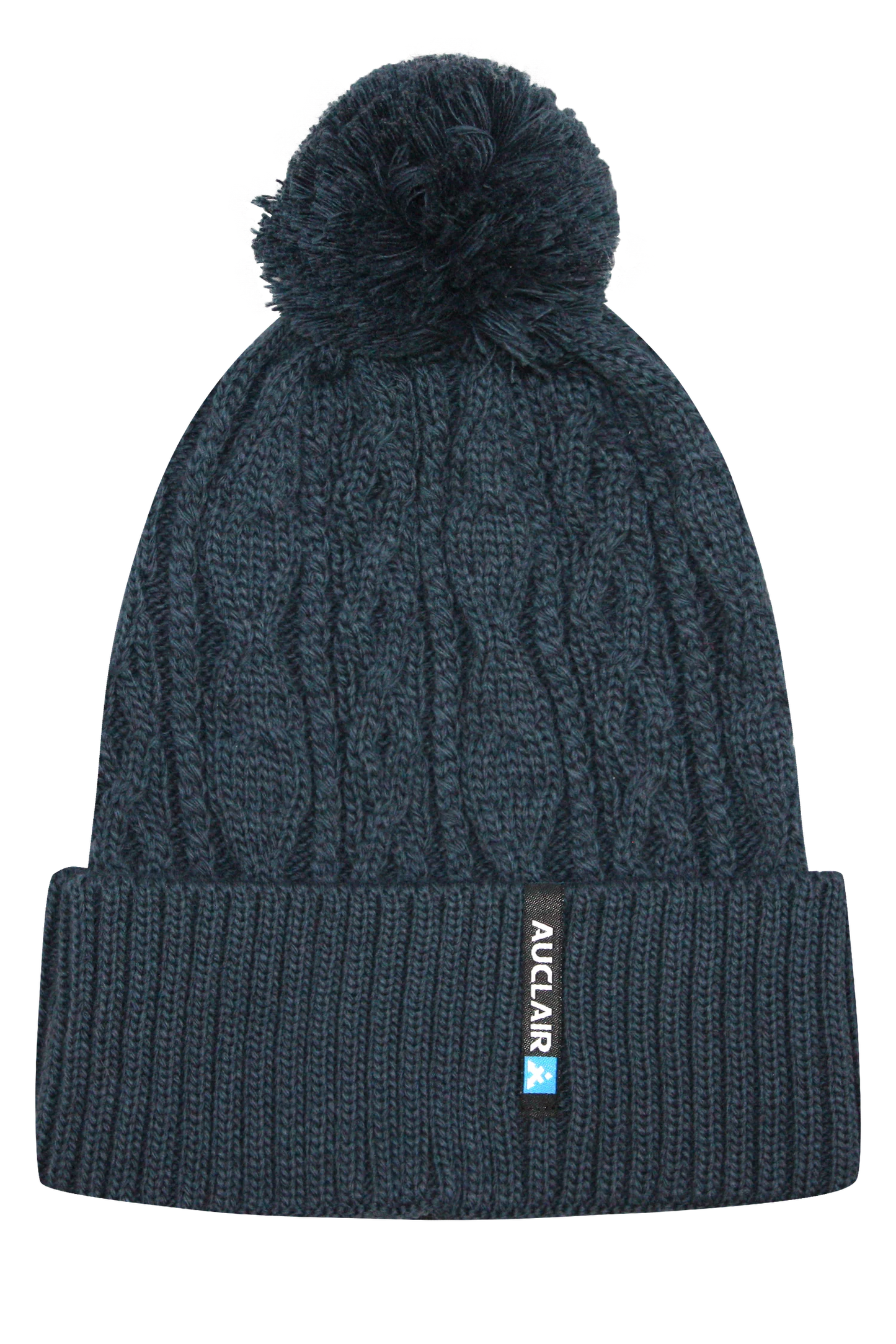 Auclair Canyon Cuff Pom Toque - Steel Blue