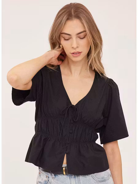 Gentle Fawn Blouse Iona - Black