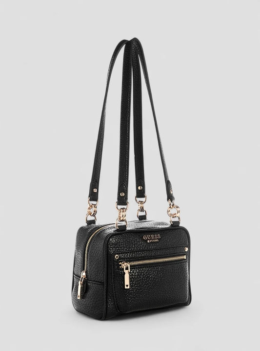 Guess Marsha Box Shoulder Bag - Black