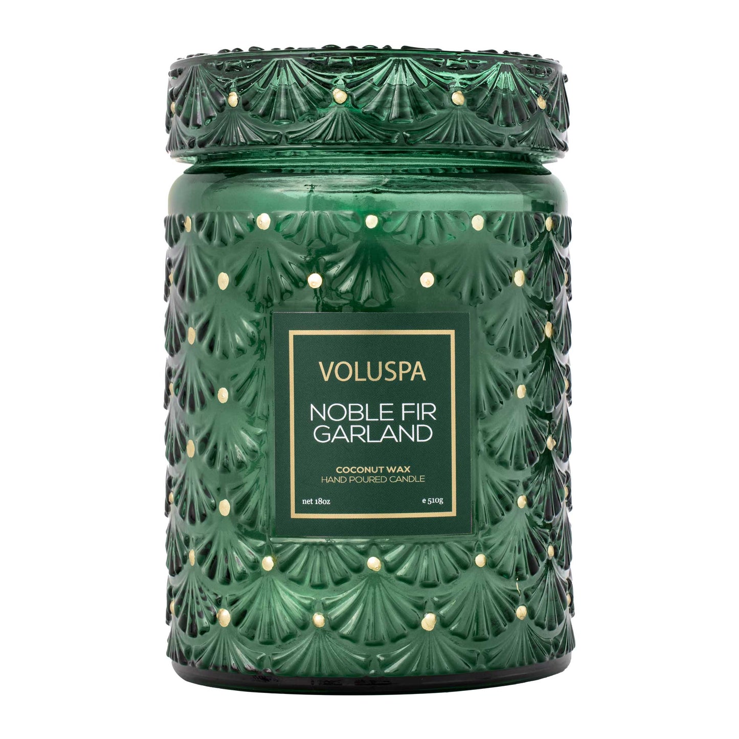Voluspa Candle 18oz Lg Jar - Noble Fir Garland