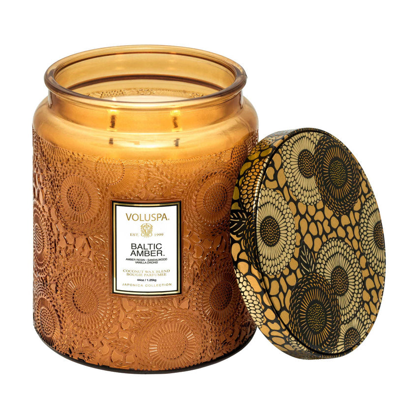 Voluspa Candle Large Jar 18oz - Baltic Amber