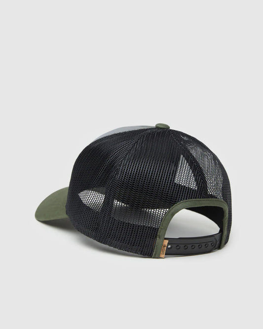 Ten Tree Juniper Altitude Hat - Dark Olive & White