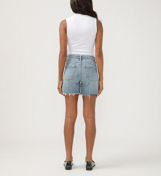 Silver Highly Desirable Long Shorts - Indigo