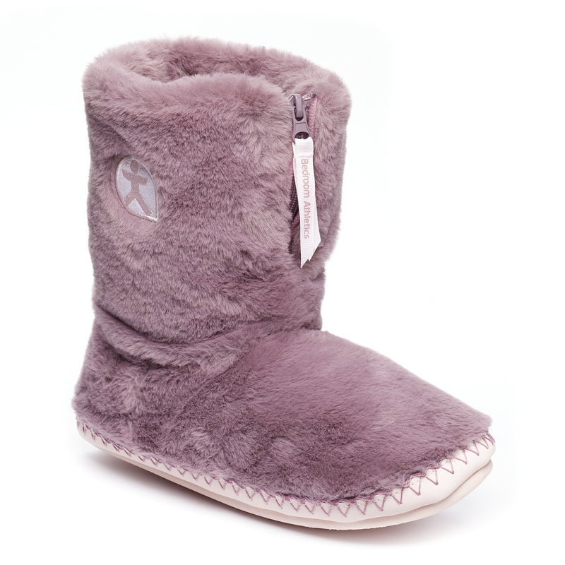 Bedroom Athletics Classic Faux Fur Boot Aquarelle Dusky Pink La Dee Dah Boutique