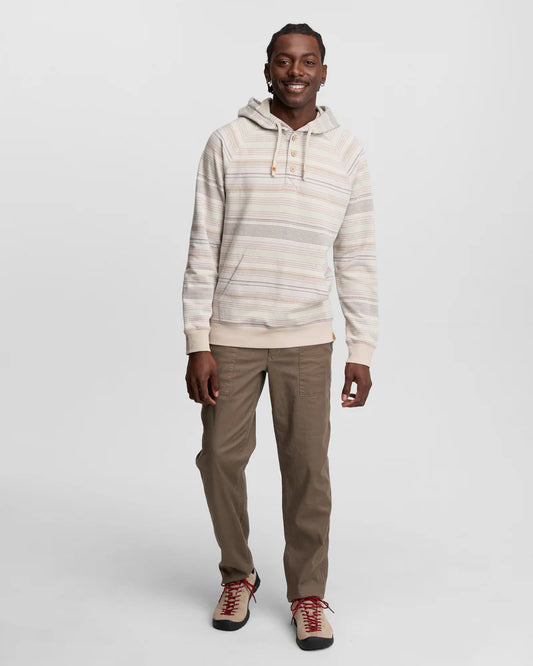 Ten Tree Woodrow Hoodie - Sand Stone Multi Stripe