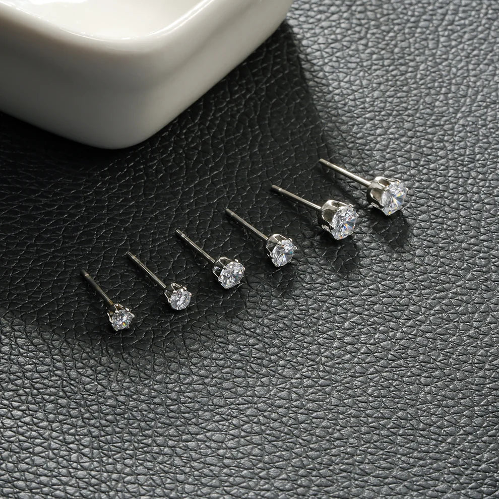 Hackney Nine Reign Studs - Silver