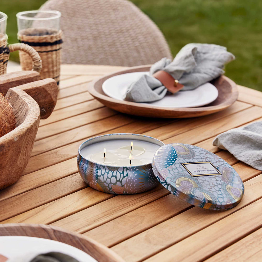 Voluspa Candle 3 Wick Tin - California Summers