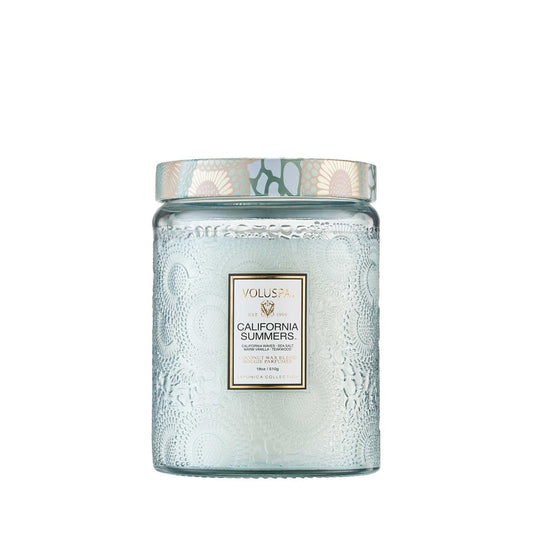 Voluspa Candle Large Glass Jar - California Summers