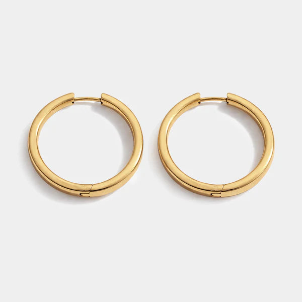 Bizou Gold Hoop Earrings