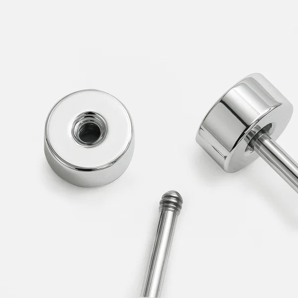 Bizou Silver Mini Silver Earrings - 3mm