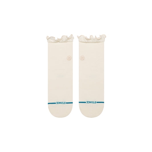 Stance Socks Women's Ruffle Icon QTR - Ivory