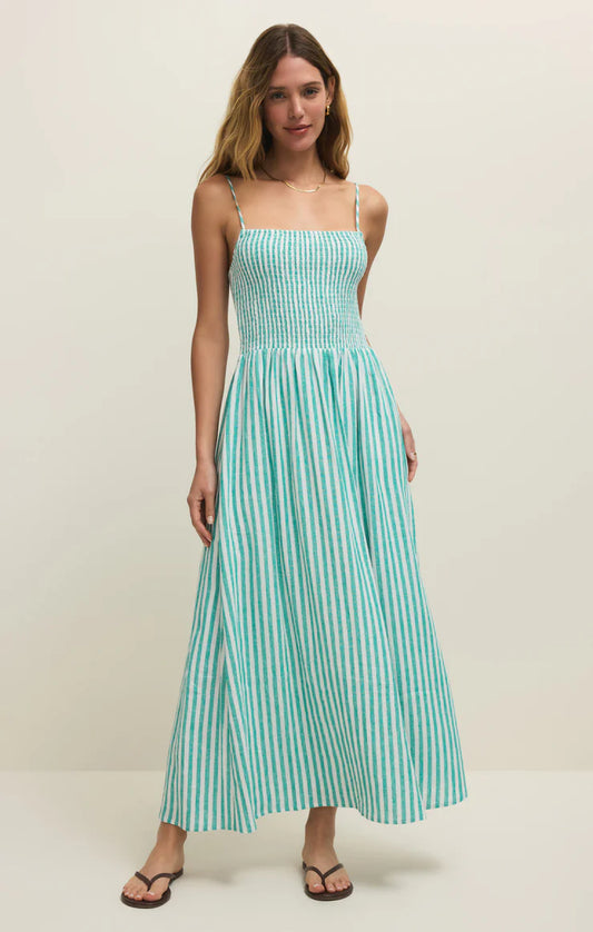 Z Supply Bayside Striped Midi Dress - La Palma