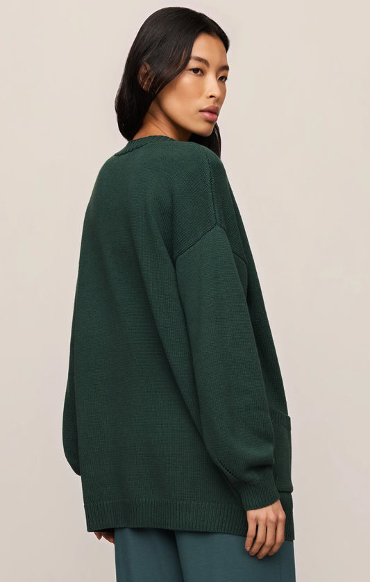 Z Supply Sanborn Cardigan - Emerald Cove