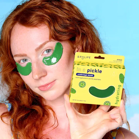 Spa Life Eye Patches - Pickle 8 Pk