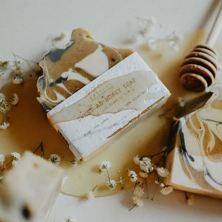 SOAK Bath Co Sweet As Honey Soap Bar