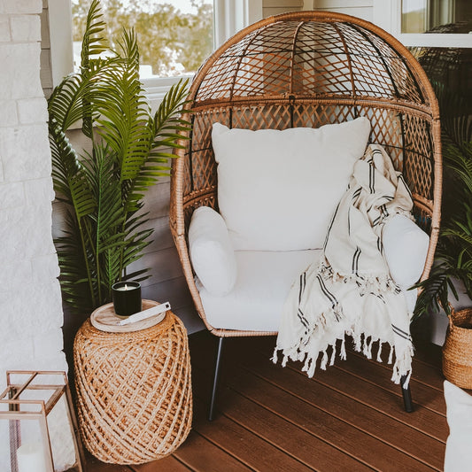 Sweet Water Decor Citronella 12 oz Black Stoneware Candle - Outdoor