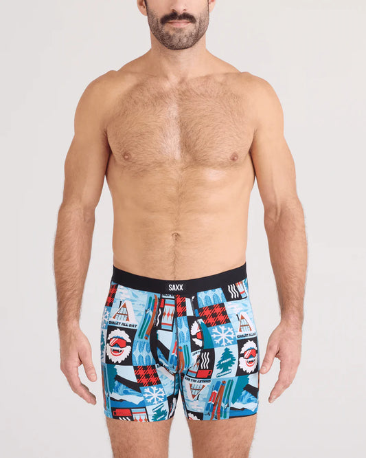 Saxx Boxers Daytripper BB Fly - Chalet All Day Blue