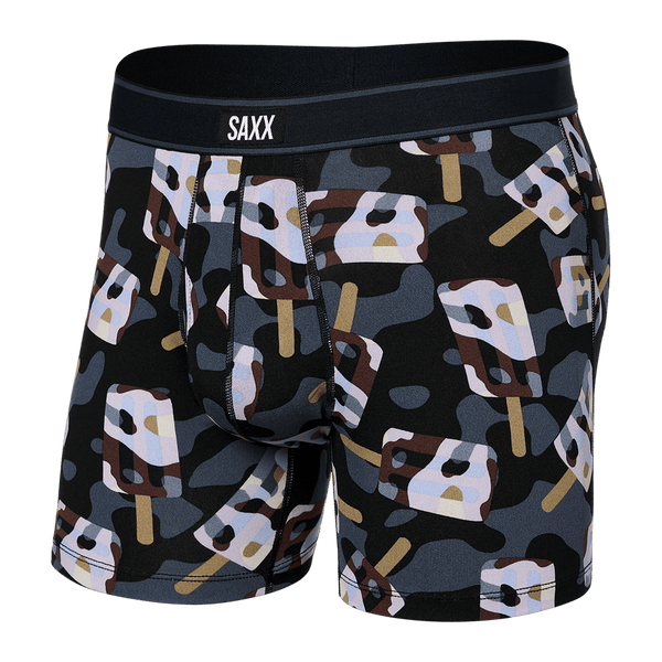 Saxx Daytripper Boxers Fly - Camo Coolers Black