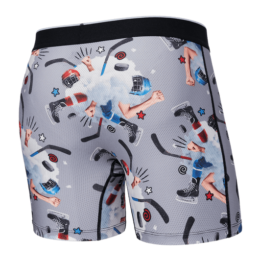 Saxx Volt Breath Mesh Boxers - Timeout Grey