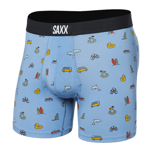 Saxx Ultra Soft Fly Boxers - Summer Transport Bel Air