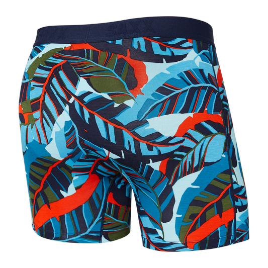 Saxx Vibe Super Soft Boxers - Blue Pop Jungle