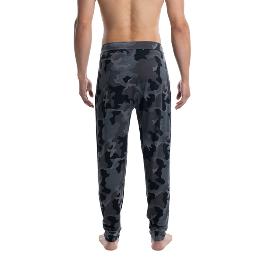 Saxx Snooze Pants Supersize - Camo Dark Charcoal