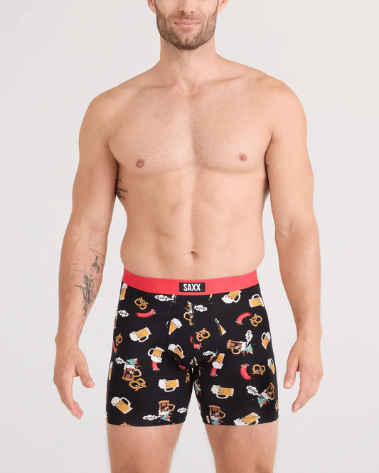 Saxx Boxers Vibe Vibe Xtra BB Fly - Oktober Brats Black