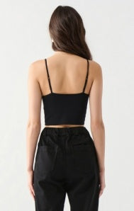 Dex Seamless Bra Top - Black