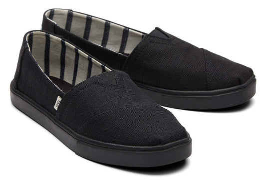 Toms Heritage Canvas Woman's Alpargata - Black