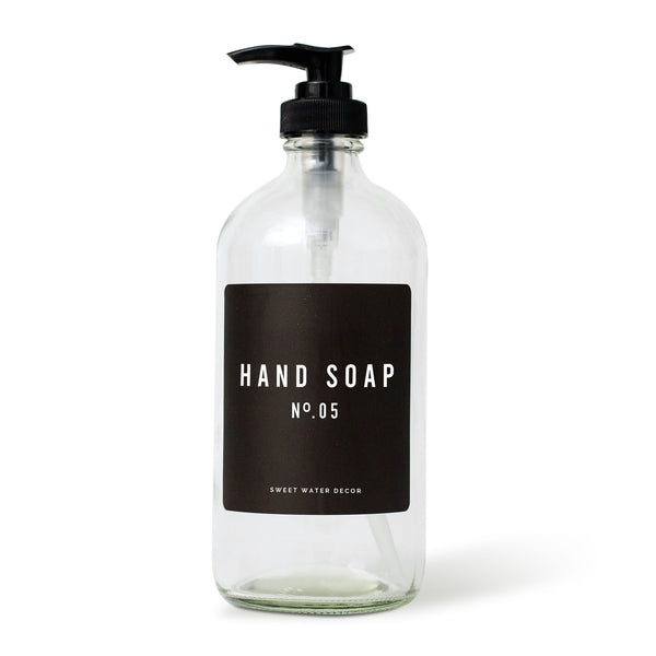Sweet Water Decor Hand Soap Dispenser - Clear