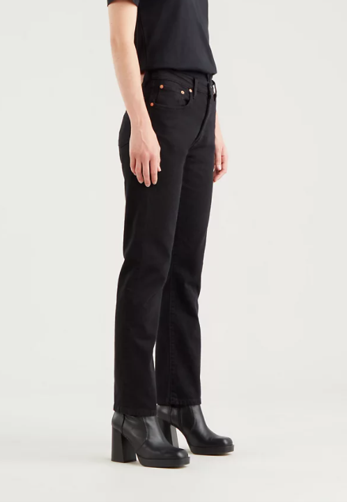 Levi's 501 Crop - Black Sprout