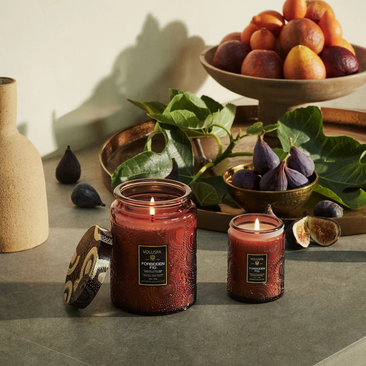 Voluspa Large Jar 18oz - Forbidden Fig