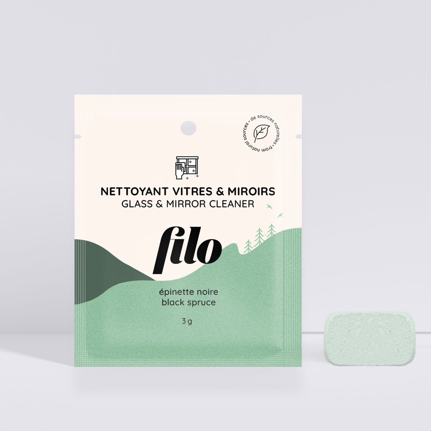 Filo Mirror And Glass Cleaner - Black Spruce