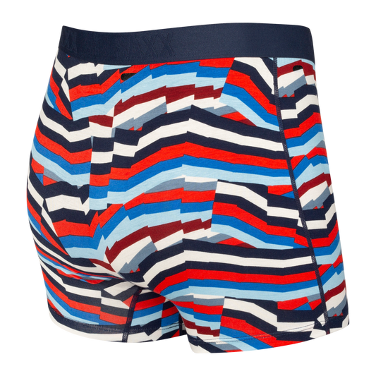 Saxx Ultra Boxer - Navy Post It Stripe