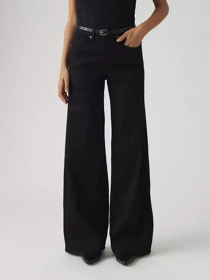 Levi's Jeans 318 Sharping Wide Leg - Soft Black