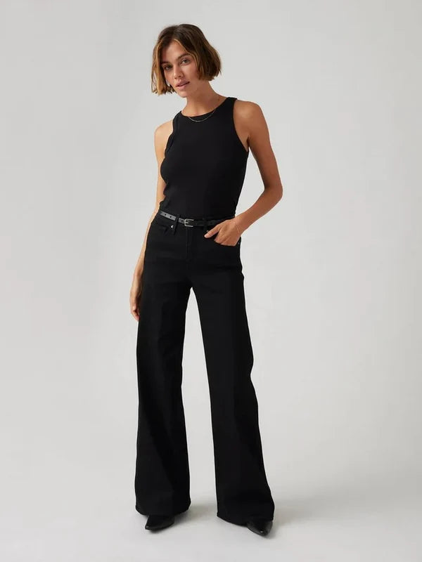Levi's Jeans 318 Sharping Wide Leg - Soft Black