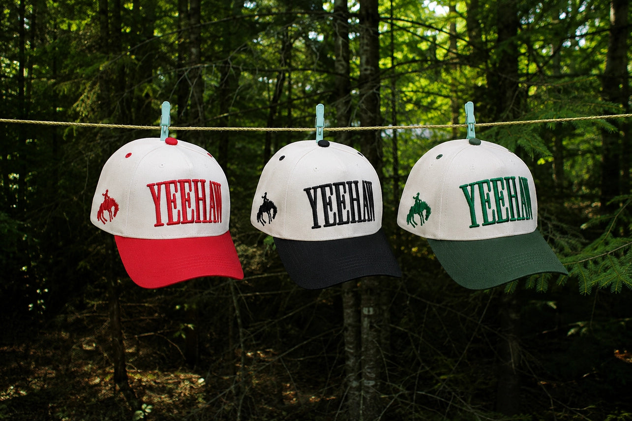 Wknd Styles Co. Yeehaw Hat - Red