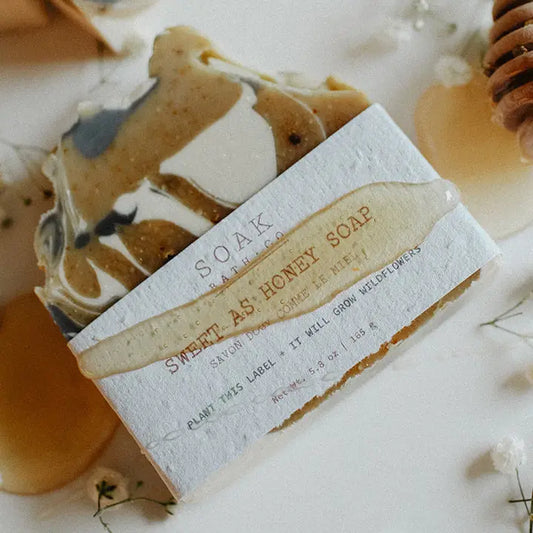 SOAK Bath Co Sweet As Honey Soap Bar