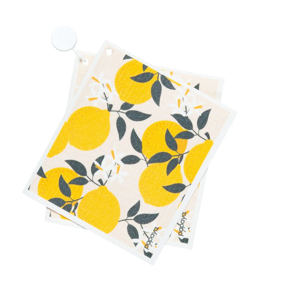 Papaya Dish Cloth Lemon