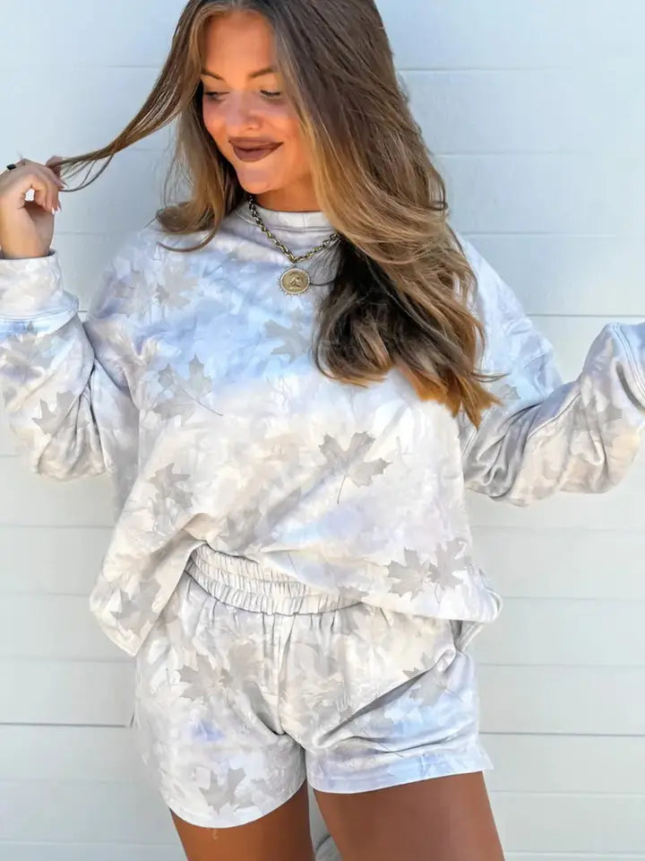 Camo Print Lounge Set