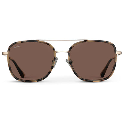 Wear Me Pro Gia Sunglasses - Beige Tortoise/Brown Lens