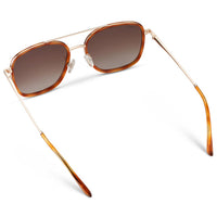 Wear Me Pro Gia Sunglasses - Sunset Tortoise/Gradient Brown Lens