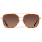 Wear Me Pro Gia Sunglasses - Sunset Tortoise/Gradient Brown Lens